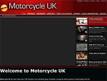 Tablet Screenshot of motorcycle-uk.com